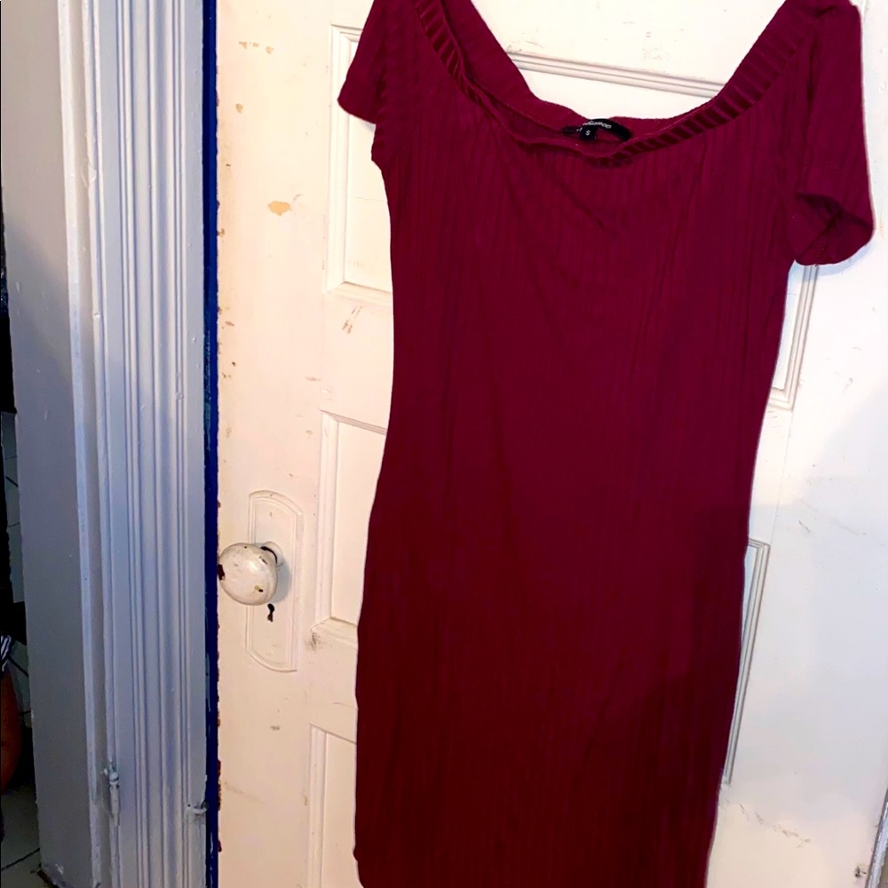 Burgundy Dress